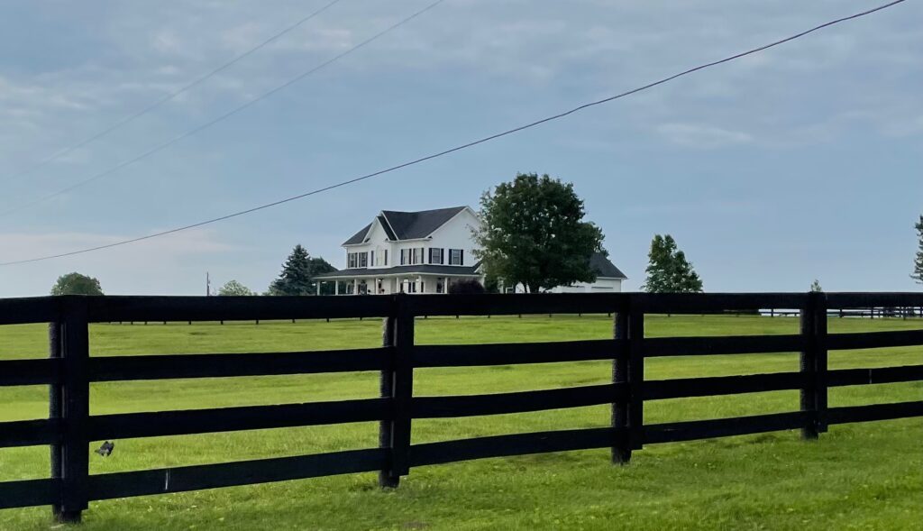 House Behind Fence